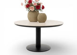 Apple Bee Melville dining tafel Ø140cm Sintered Stone - Black