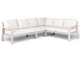 Belito Lotte Loungeset Hoekbank Nr. 2 | Taupe Aluminium | 288 x 220 cm | 6-persoons
