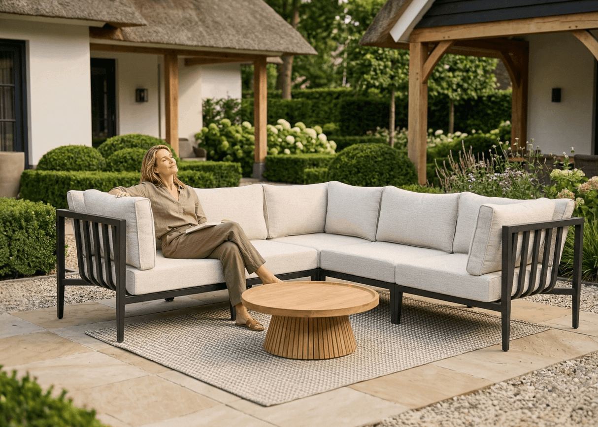 Belito Daan Hoek Loungeset | Alu | 245x245 cm | Nr. 10 incl. Koffietafel