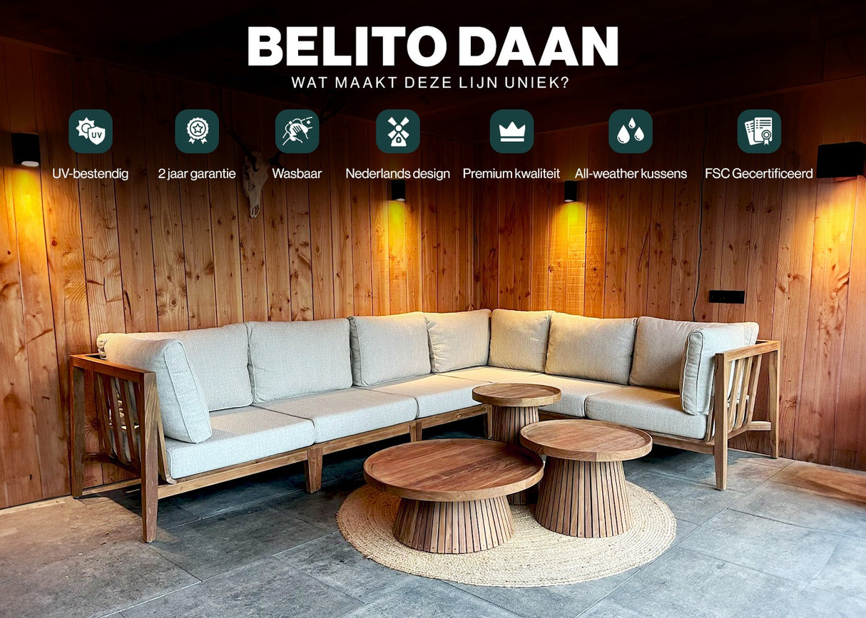 Belito Daan Hoek Loungeset 6-delig Nr. 7