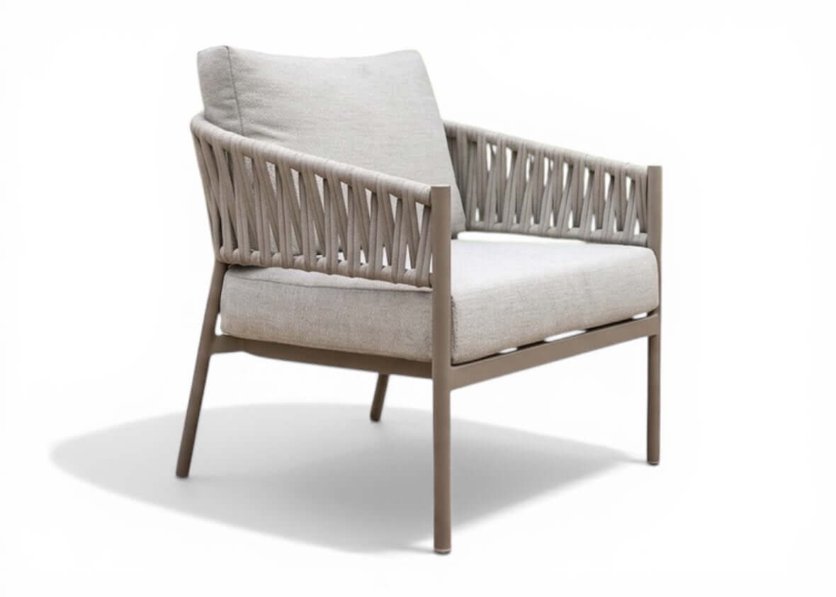 Belito Frank Aluminium Rope Loungeset Nr.1 - Taupe