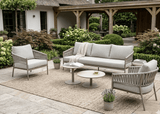 Belito Frank Aluminium Rope Loungeset Nr.1 - Taupe
