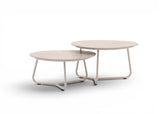 Apple Bee Pine Key/Apple Bee Condor Lounge Tafelset – Set van 2 – 79x63 cm – Oyster