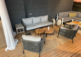 Belito® Ouddorp Loungeset - Army  - All-Weather Nr. 1 Green showroommodel