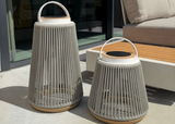 Rocca sfeerlamp tuin solar - aluminium - Rope - light grey - 56 cm