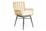 Belito® Felice Wicker tuinstoel - Brown