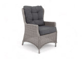 Belito Earl Grey Wicker Tuinstoel - Dining Stoel - Showroommodel