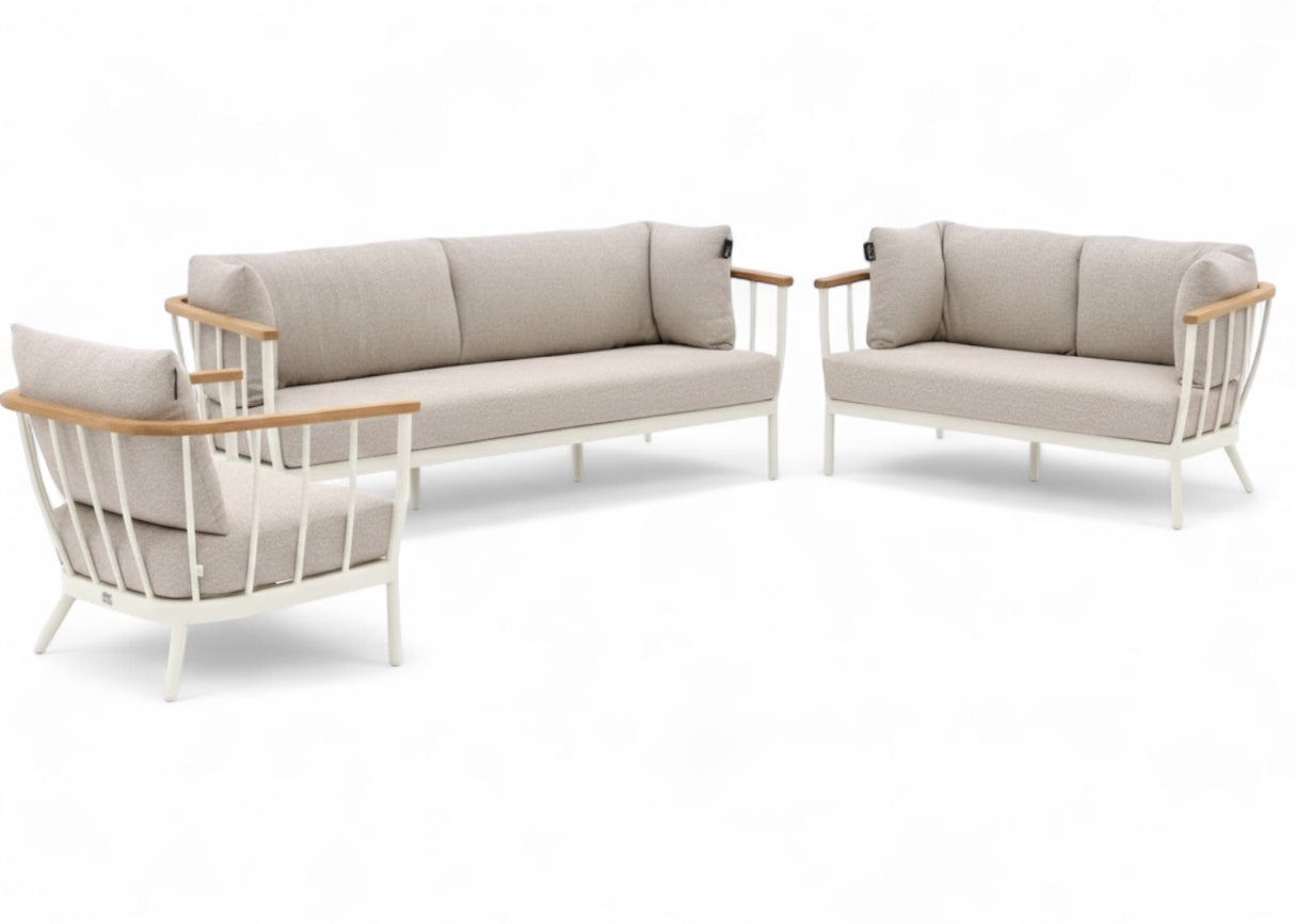 Apple Bee Condor loungeset 3-delig Nr. 8 Oyster