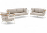 Apple Bee Condor loungeset 3-delig Nr. 8 Oyster