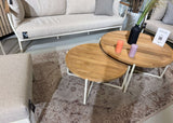 Apple Bee Condor Oyster Lounge Koffietafel Ø 74 cm - Showroommodel