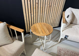 Apple Bee Condor Oyster Lounge Koffietafel Ø 54 cm - Showroommodel