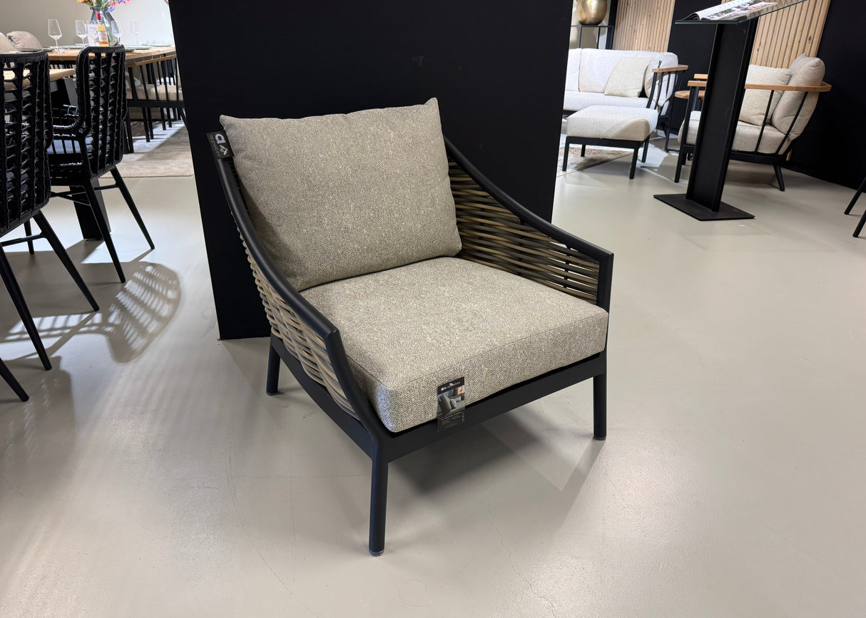 Apple Bee Milou Loungestoel Wicker - Showroommodel