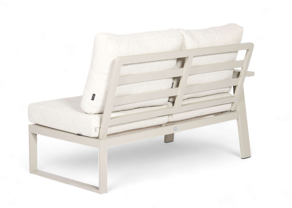 Lotte bankdeel taupe achterzijde olefin kussens