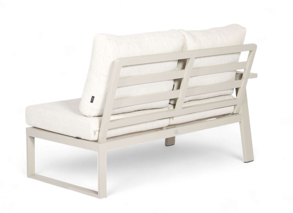 Lotte bankdeel taupe achterzijde olefin kussens