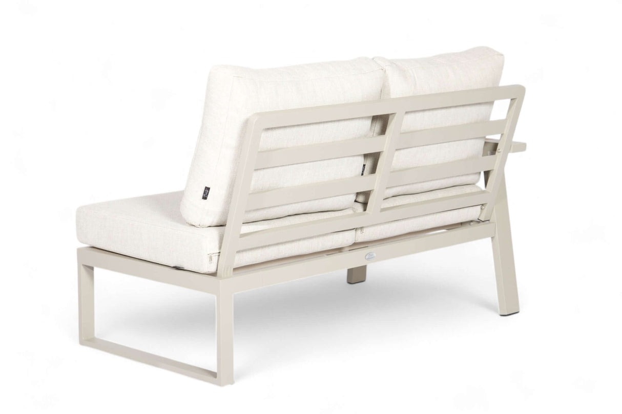 Lotte bankdeel taupe achterzijde olefin kussens