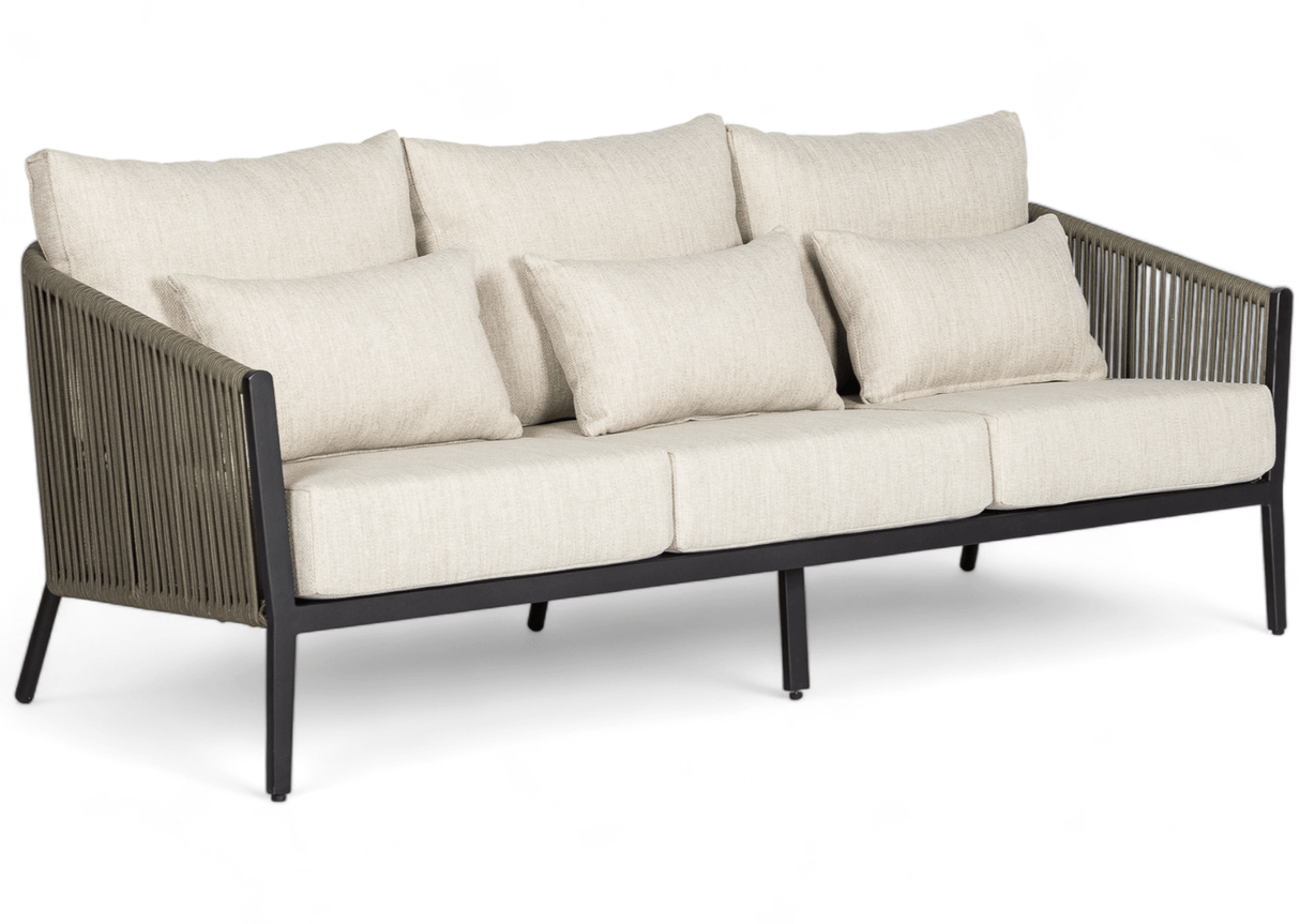 Belito® Ouddorp Loungeset - Army  - All-Weather Nr. 1 Green showroommodel