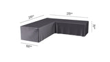 Lounge L-shape-Low backrest-90° corner