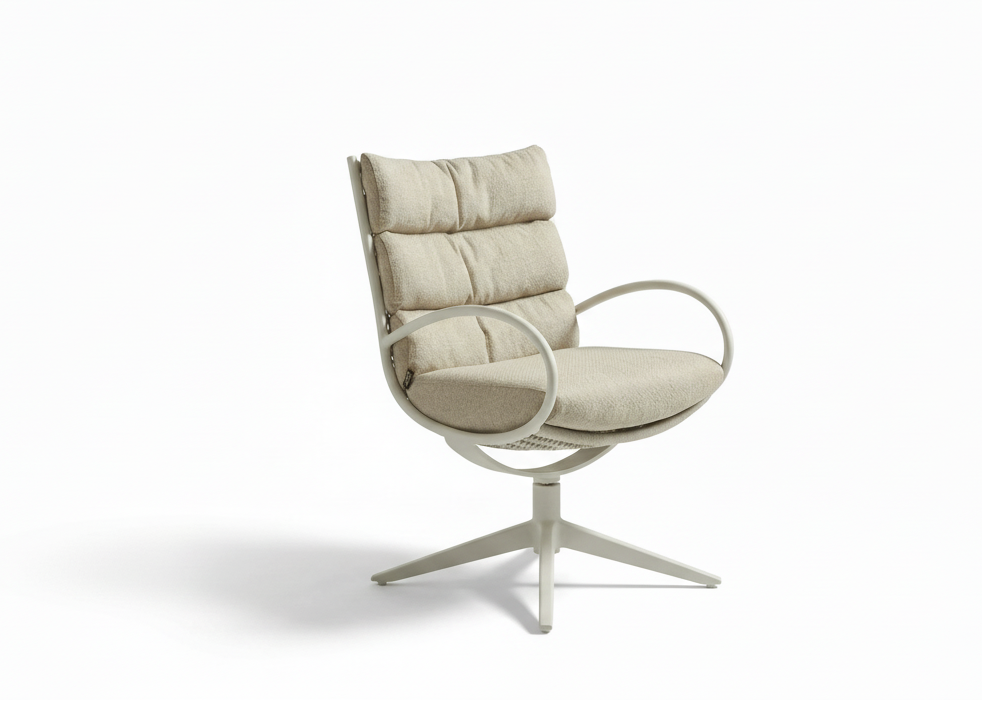 Apple Bee Camp Bay Tuinset | 160 cm | 6-delig | Oyster