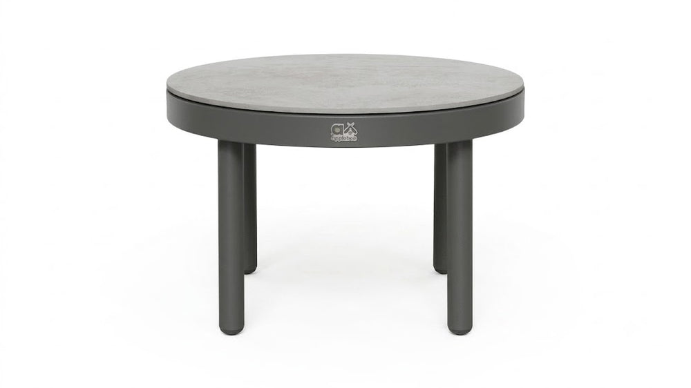 Apple Bee Maui Salontafel | Keramiek & Aluminium | Taupe | Ø60x31 cm