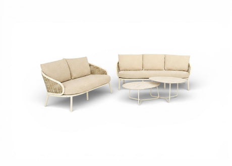 Pine Key oyster loungeset - 4 delig