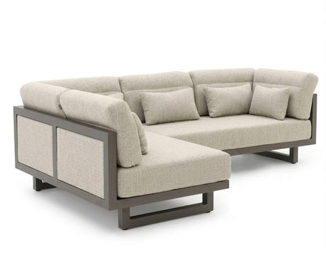 Santorini Upholstered chaise longue left