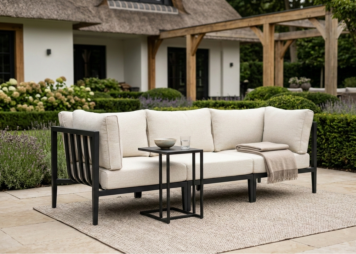 Belito Daan Loungebank | Aluminium | 246 cm | 3-delig