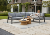 Aluminium Loungeset Hoekbank - Antraciet Frame - 6 delig - Belito Lotte