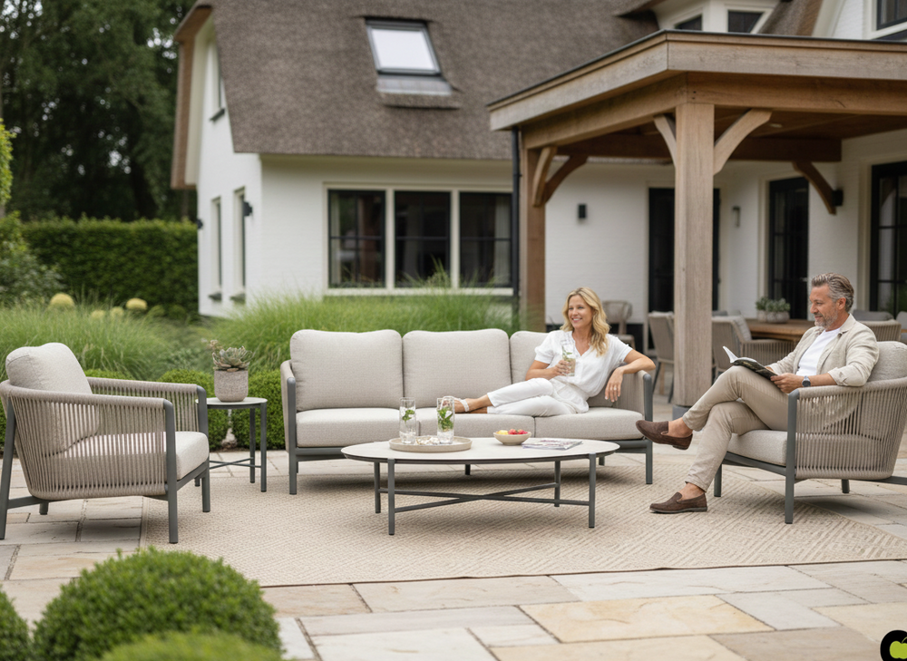 Apple Bee Bora Bora Loungeset 4-delig nr. 3