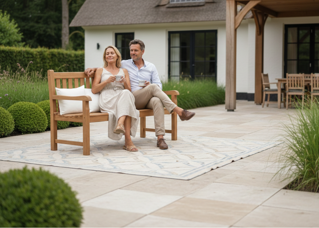 Teakhouten tuinbank 150cm - Belito Londen