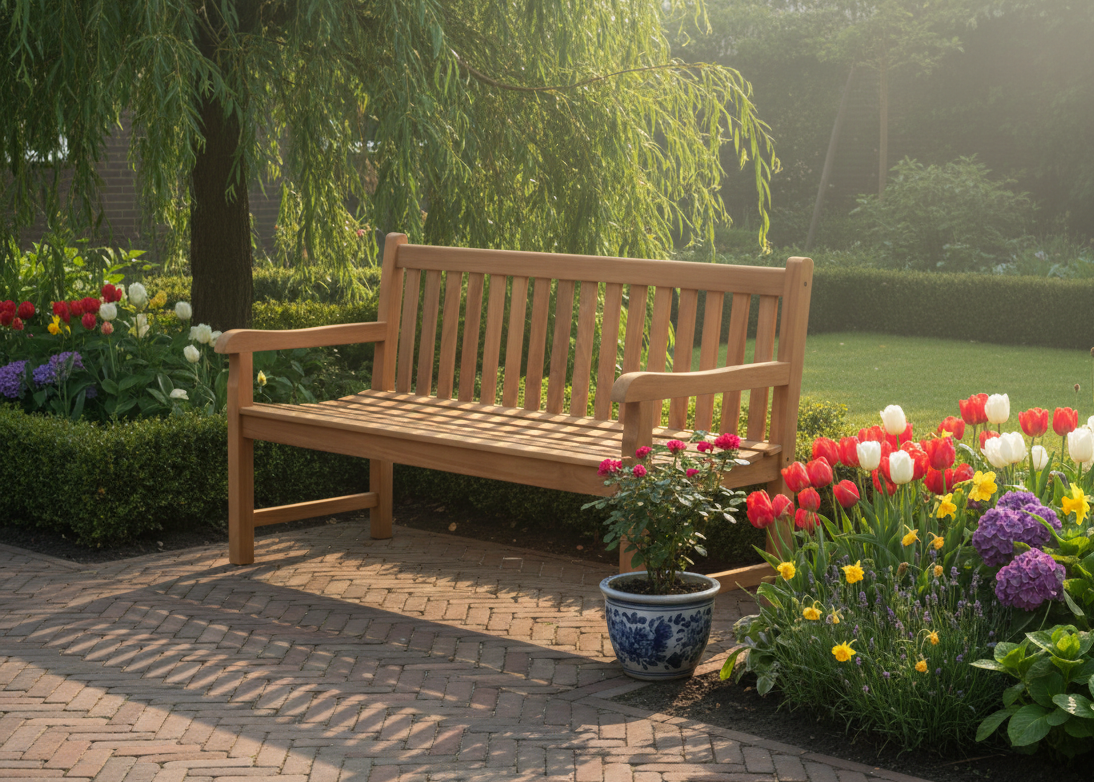 Teakhouten tuinbank 150cm - Belito Londen