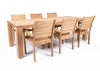 Belito®teak dining tuinset 240cm 7-delig stapelbaar