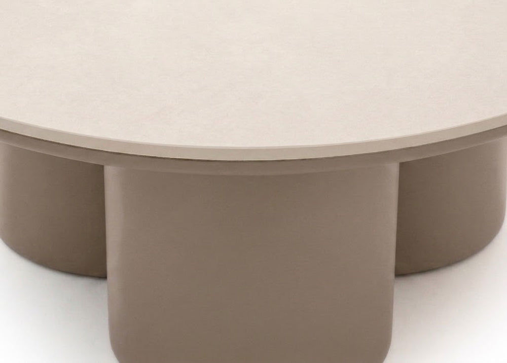 Tonga tafel detail taupe