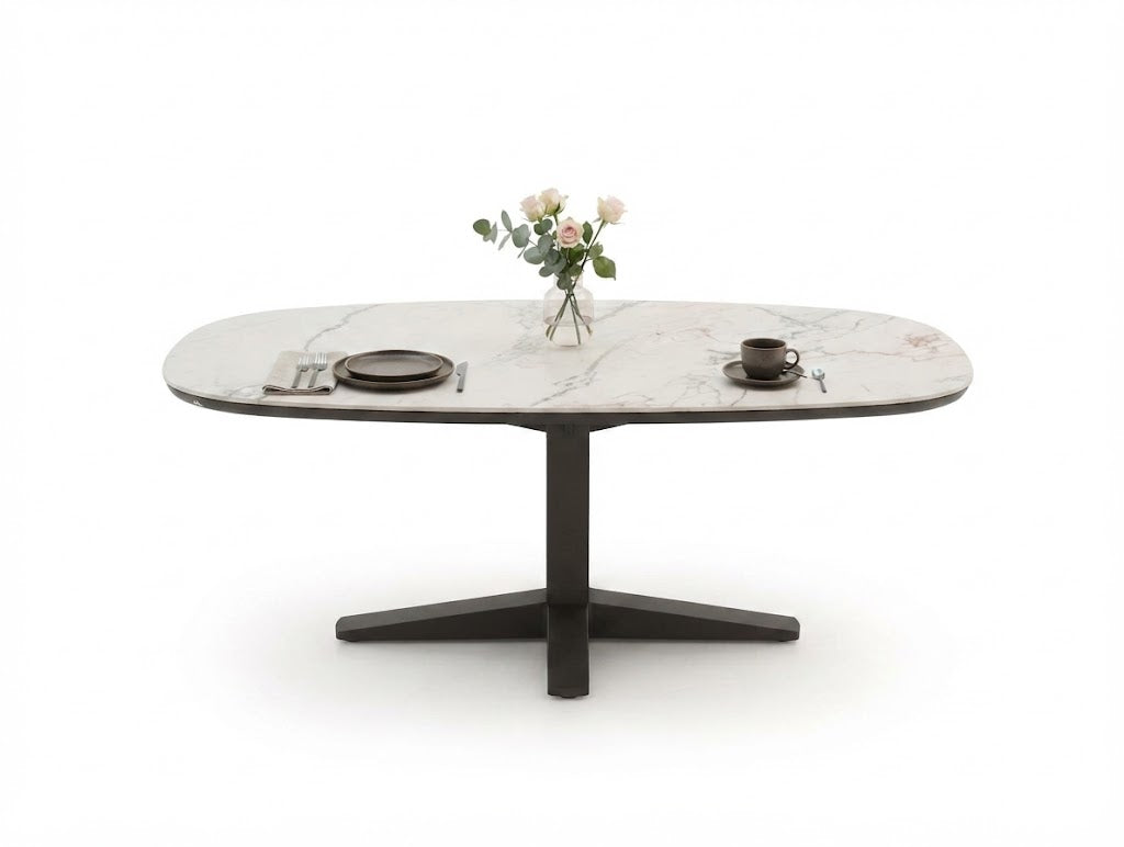 Apple Bee Zanzibar tafel in Bronze, 220 cm