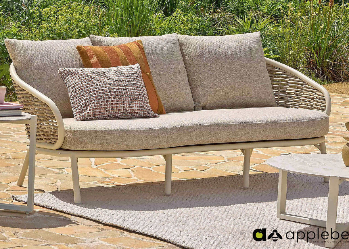 Apple Bee Pine Key Loungeset 3-delig Nr. 4 - Oyster