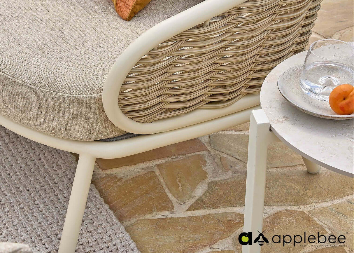 Apple Bee Pine Key Loungeset 3-delig Nr. 7 - Oyster