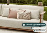 Apple Bee St. Lucia Loungeset 5-delig, SVLK Teak, 2 Tafels, Bee Wett Kussens – foto 6 – Officieel Apple Bee dealer