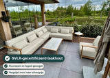 Apple Bee St. Lucia Loungeset Links Lang, 316 x 240 cm, Met Loungestoel & Salontafel – foto 2 – SVLK-gecertificeerd teakhout