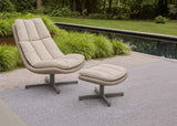 Apple Bee Cebu hocker Taupe bij de Cebu loungestoel