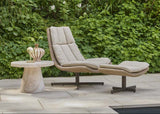 Apple Bee Cebu draaibare loungestoel en hocker Bronze