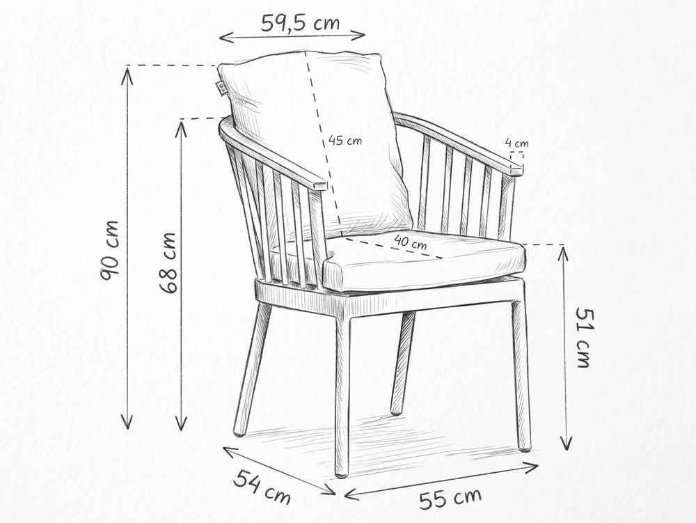 Apple Bee Condor Dining Stoel | Carbon Black | BEE WETT®