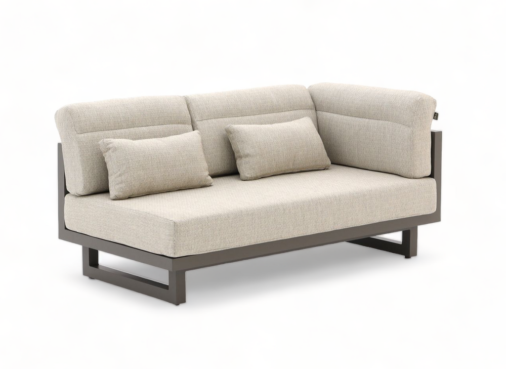 Apple Bee Santorini Hoek Loungeset 5-delig Nr.1 - Rechts Lang