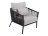 Belito® Ouddorp lounge tuinstoel grey 2.0 Belito