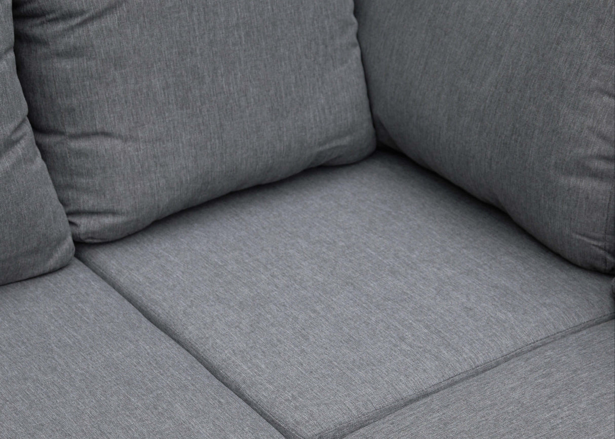 Belito Lotte Loungeset Hoekbank Nr. 1 | Antraciet Aluminium | 288 x 220 cm | 6-persoons