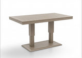 Belito Lotte Tafel | Taupe | Volledig Aluminium | Verstelbaar | 138 x 80 cm