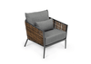 Belito Ouddorp stoelbank loungeset Grey losse stoel