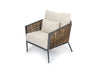 Belito Ouddorp stoel-bank loungeset 5-delig - aluminium - Rattan- losse stoel