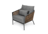Belito Ouddorp stoelbank loungeset Grey losse stoel