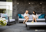 Apple Bee Delgado loungeset antraciet Apple Bee