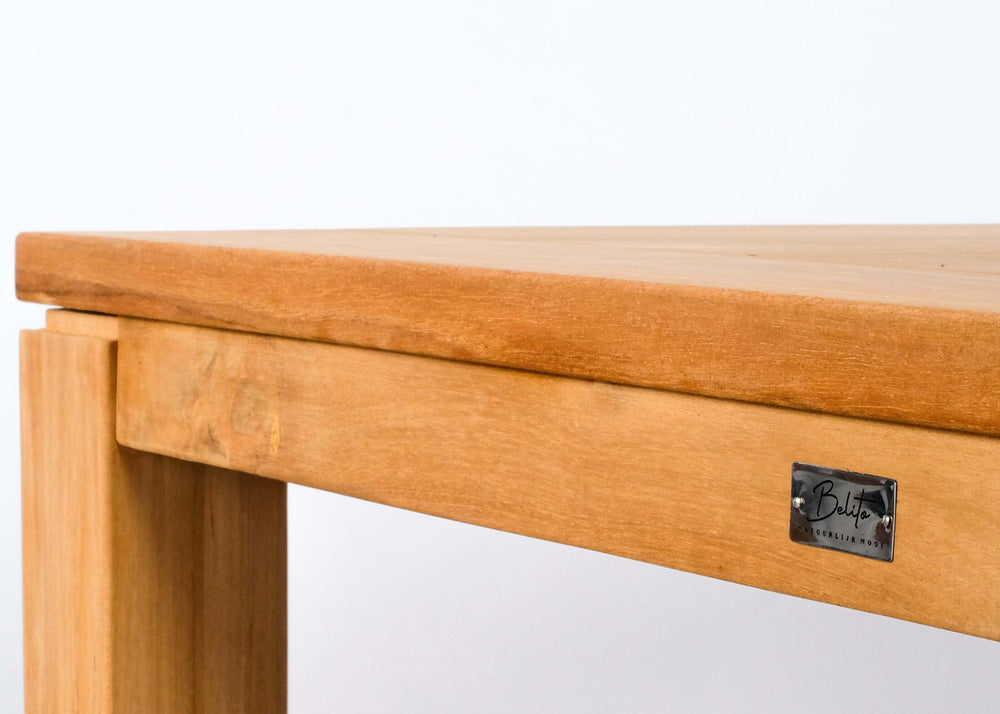 Belito®teak dining tuintafel 100x100x76cm Belito