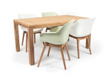 Hartman Sophie Aluminium/Belito tuintafel 160 cm dining tuinset 5-delig Hartman